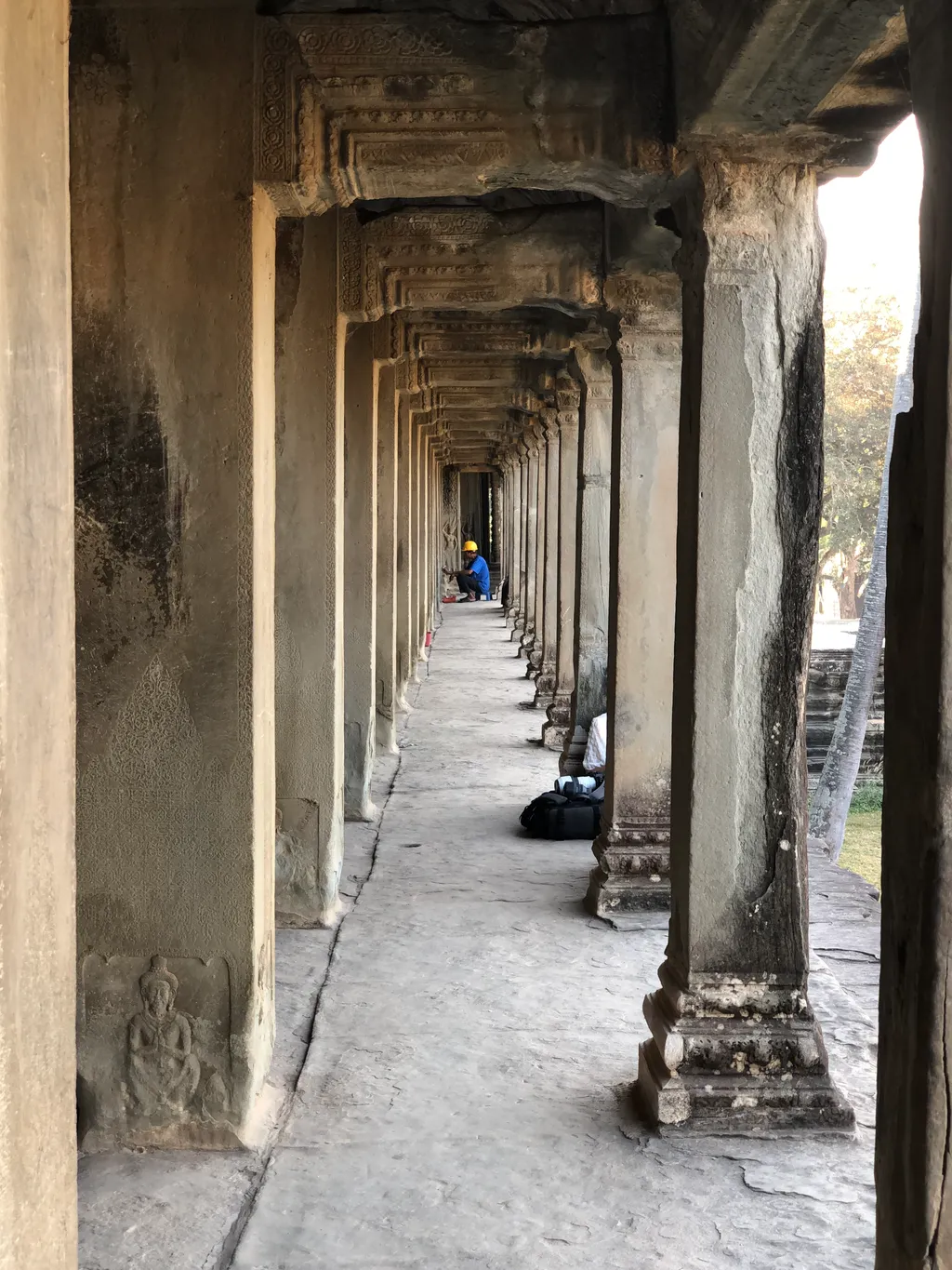 Corridor - Shot on 2019-12-24 in Siem Reap, Cambodia