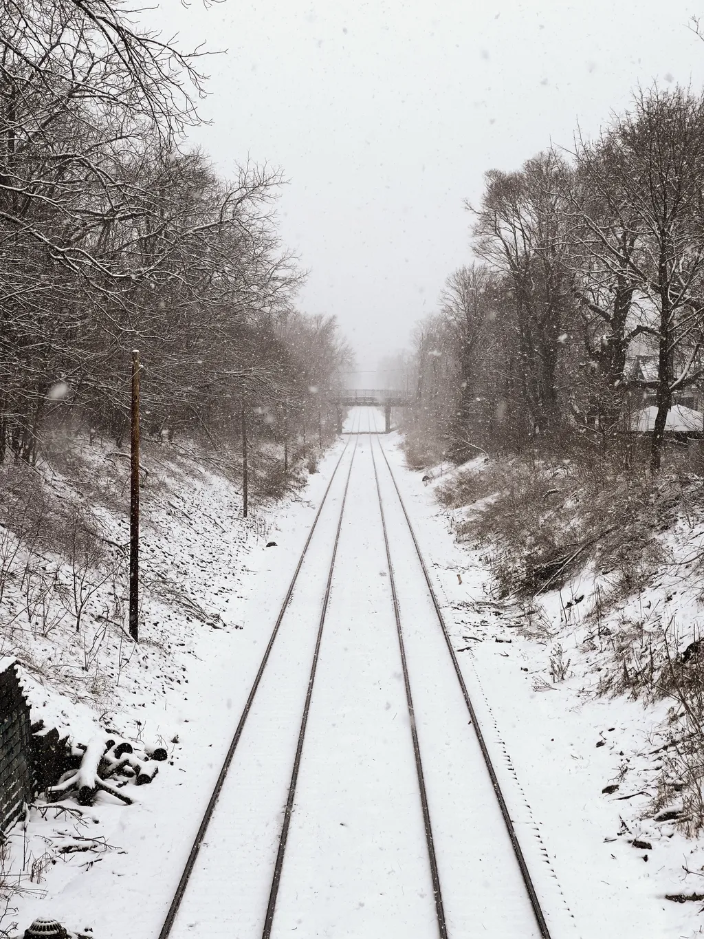 Winter Railroad - Shot on 2022-02-13 in Medford, MA